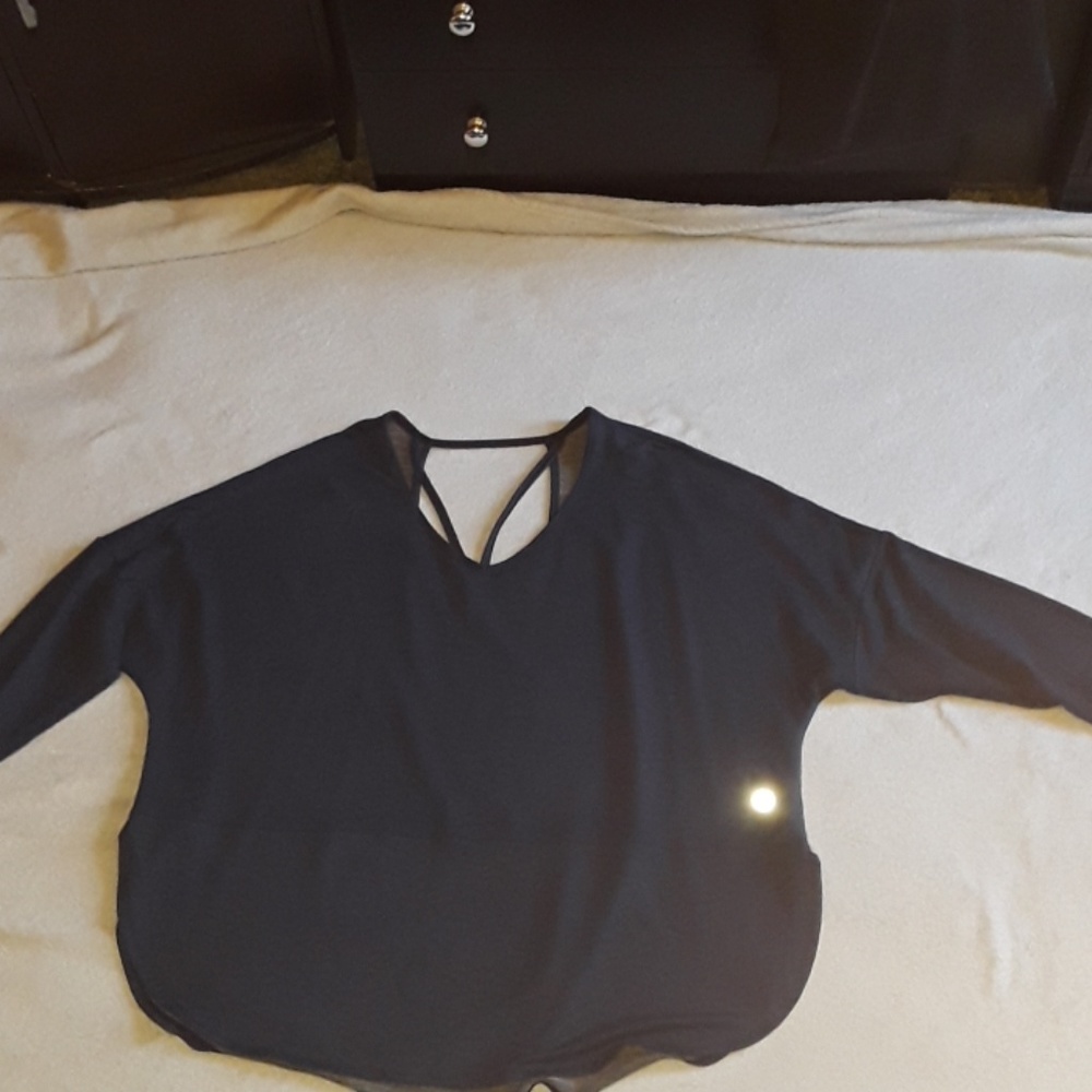 Navy long sleeve  top